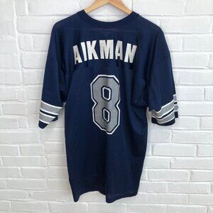 Vintage Champion Dallas Cowboys Troy Aikman NFL Jersey Adult Size 48